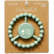 Wholesale - 1pc Silicone Peace Teether - Sage"You Built Me Up" Truck C/P 100, UPC: 195010138963
